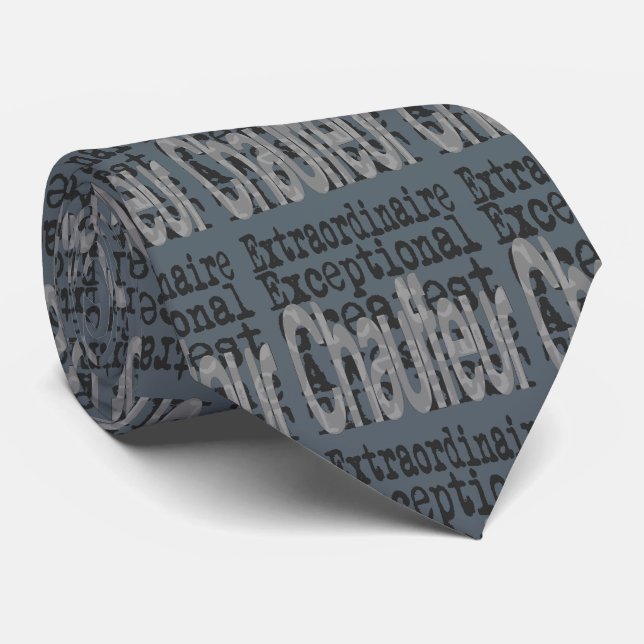 Chauffeur Extraordinaire Tie (Rolled)