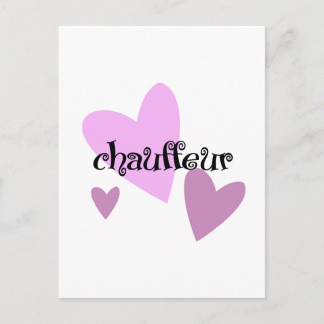Chauffeur Postcard (Front)