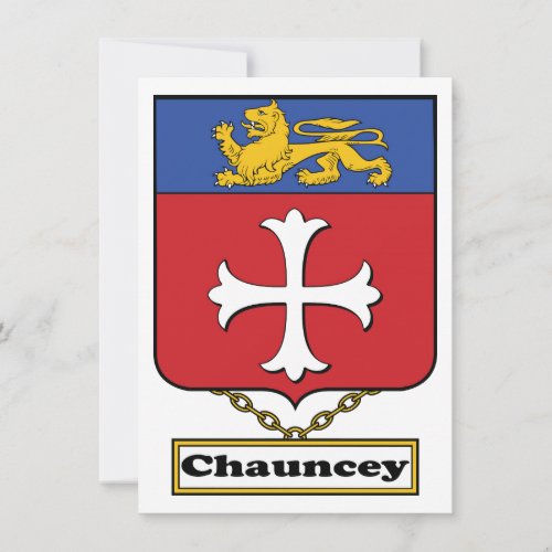 Chauncey Family Crest Invites