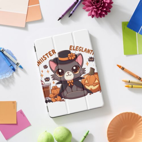 Chausie cat a Playful Blend of Kawaii  Halloween iPad Pro Cover