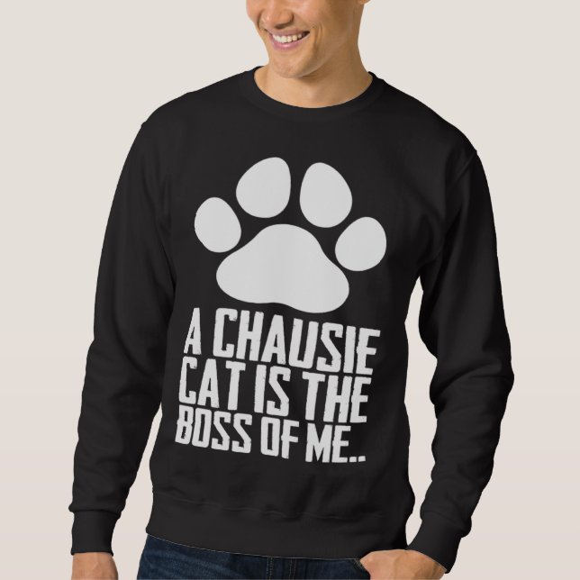 Chausie kitten  Chausie mom  Chausie dad  1 Sweatshirt (Front)