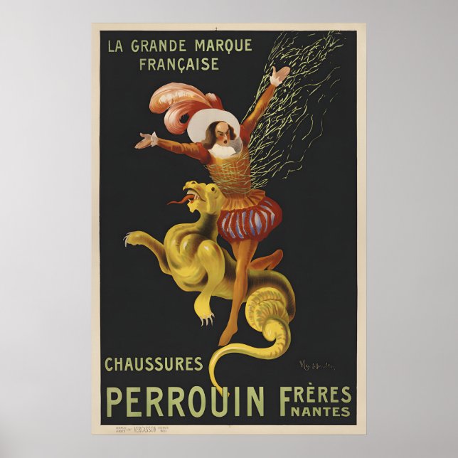 Chaussuers Perrouin Poster Prints - Cappiello (Front)