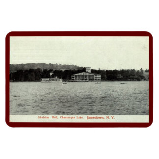 Chautauqua Lake, Jamestown NY 1909 Vintage Postcar Magnet