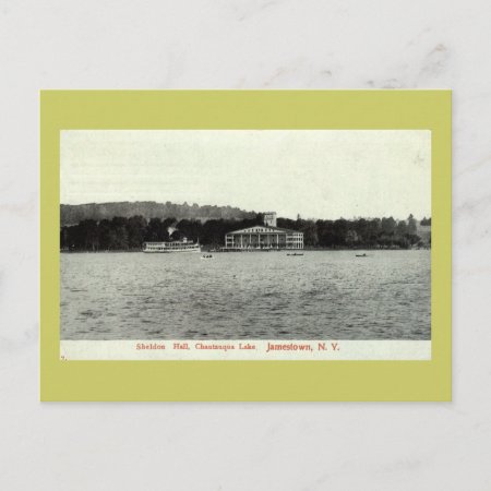 Chautauqua Lake, Jamestown Ny 1909 Vintage Postcard