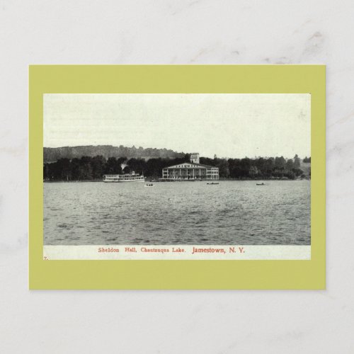 Chautauqua Lake Jamestown NY 1909 Vintage Postcard