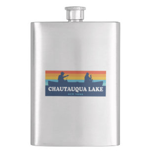 Chautauqua Lake New York Canoe Flask