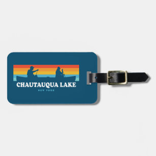 Chautauqua Lake New York Canoe Luggage Tag