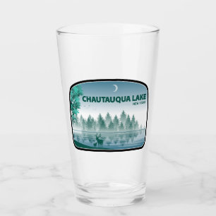 Chautauqua Lake New York Deer Glass