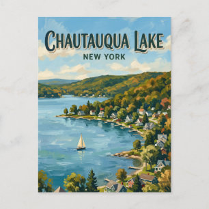 Chautauqua Lake New York Postcard