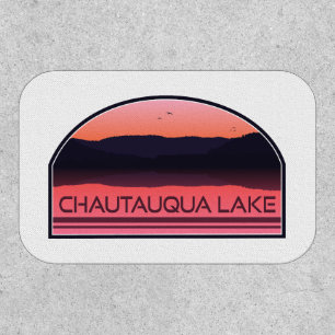 Chautauqua Lake New York Red Sunrise Patch