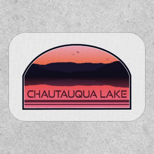 Chautauqua Lake New York Red Sunrise Patch