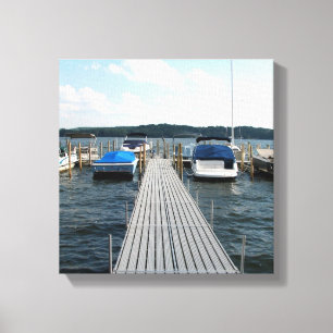 Chautauqua Lake, New York Wrapped Canvas