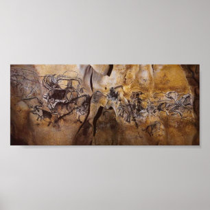 Chauvet Cave painting Poster