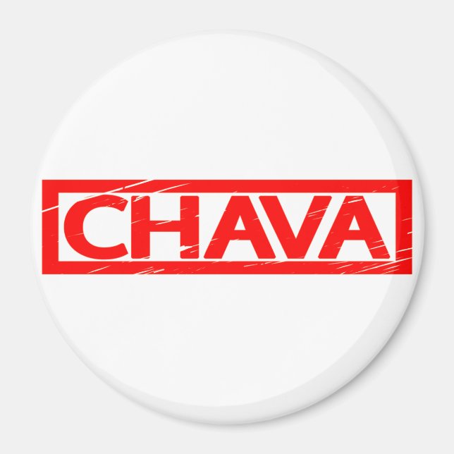 Chava Stamp Magnet (Front)