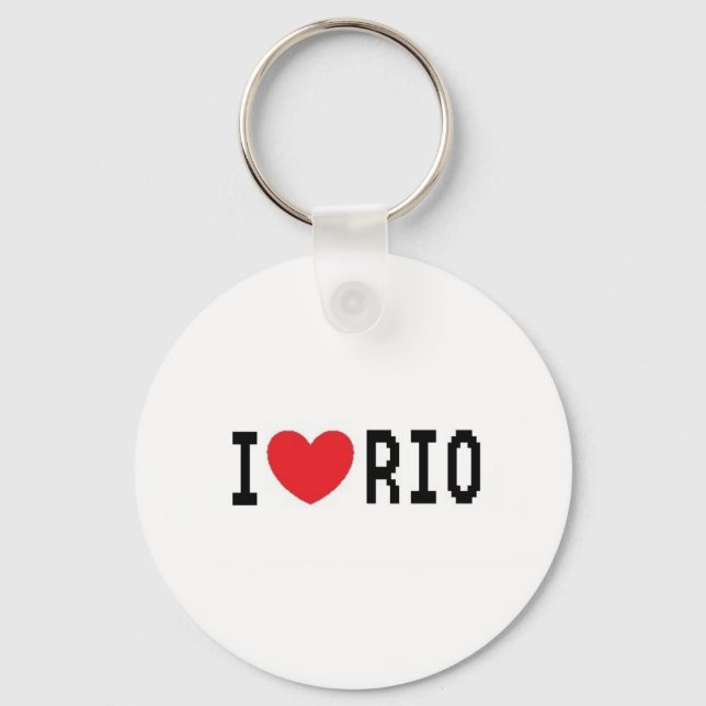 Chaveiro I Love Rio Keychain (Front)
