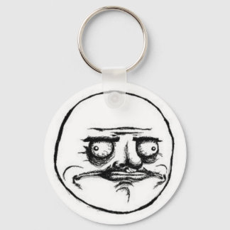Chaveiro Meme Branco Keychain