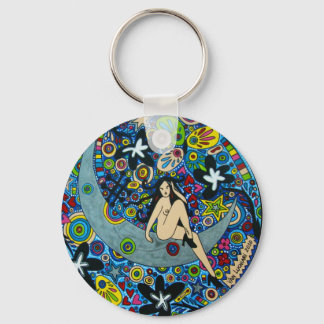 Chaveiro Pinup na Lua Keychain