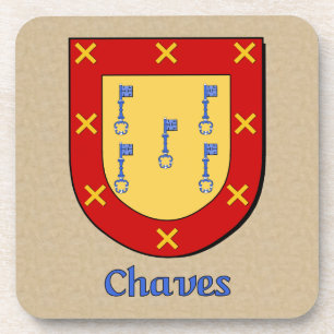 Chaves Family Shield Drink Coaster