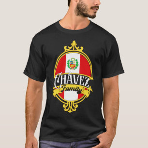 Chavez Family Peru Flag T-Shirt