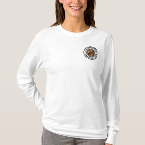 CHC Logo Embroidered Embroidered Long Sleeve T_Shirt