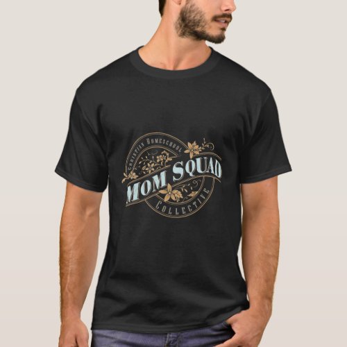 CHC MOM SQUAD VINTAGE GRAPHIC FLOWERS ESSENTIAL T_Shirt