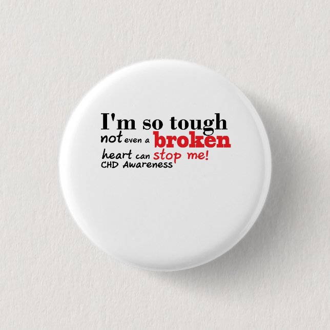 CHD Awareness Gift Button (Front)