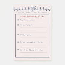 CHD Doctor Appointment Post-It Notes