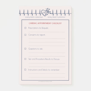 CHD Doctor Appointment Post-It Notes