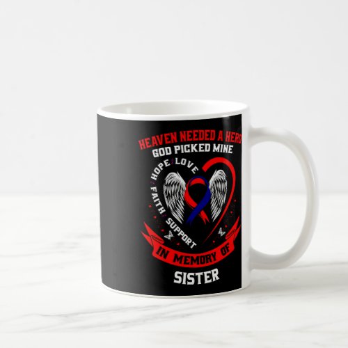 Chd Heart Disease Awareness In Memory Of My Sister Coffee Mug