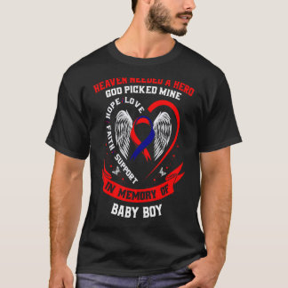 CHD Heart Disease Awareness In Memory of Son Baby T-Shirt
