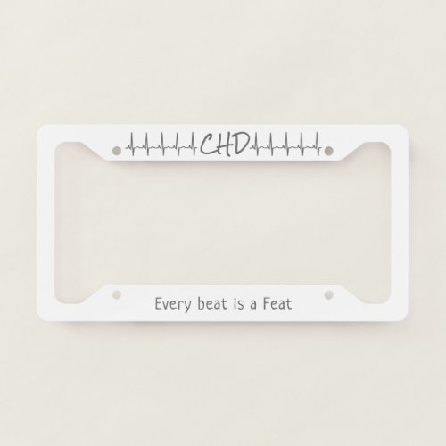 CHD License Plate Frame