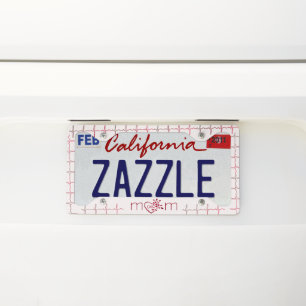 CHD Mom License Plate Frame