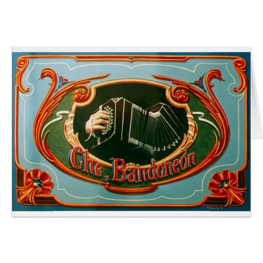 Che, bandoneon cards (Front Horizontal)