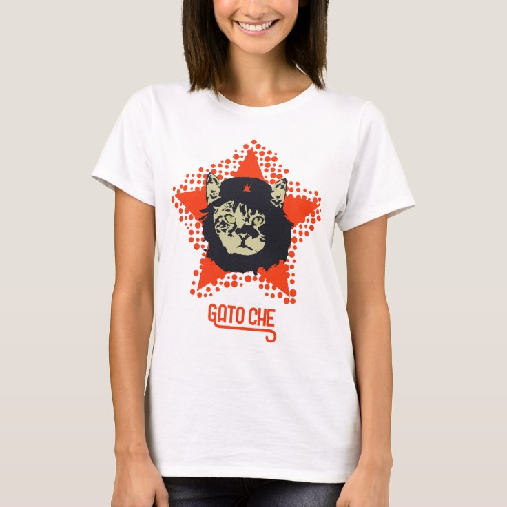 Che Rib Merch Cat Che Guevara Cat T-shirt | Zazzle