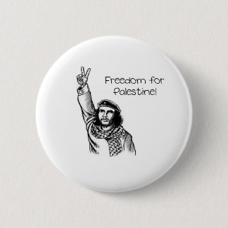 Che Guevara , Freedom for Palestine! Pinback Button