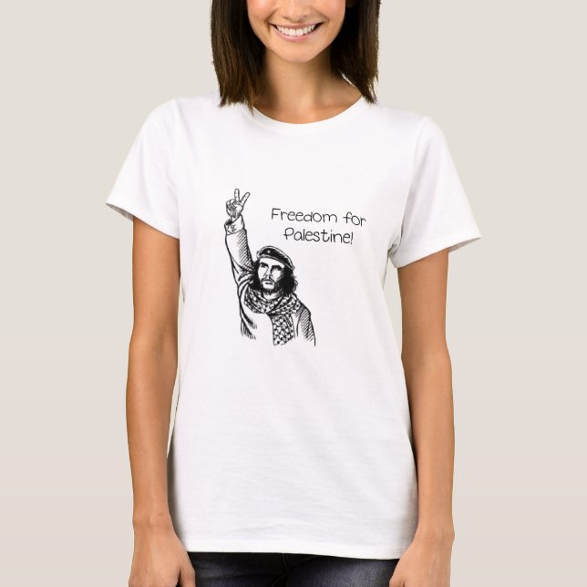 Che Guevara , Freedom for Palestine! T-Shirt (Front)