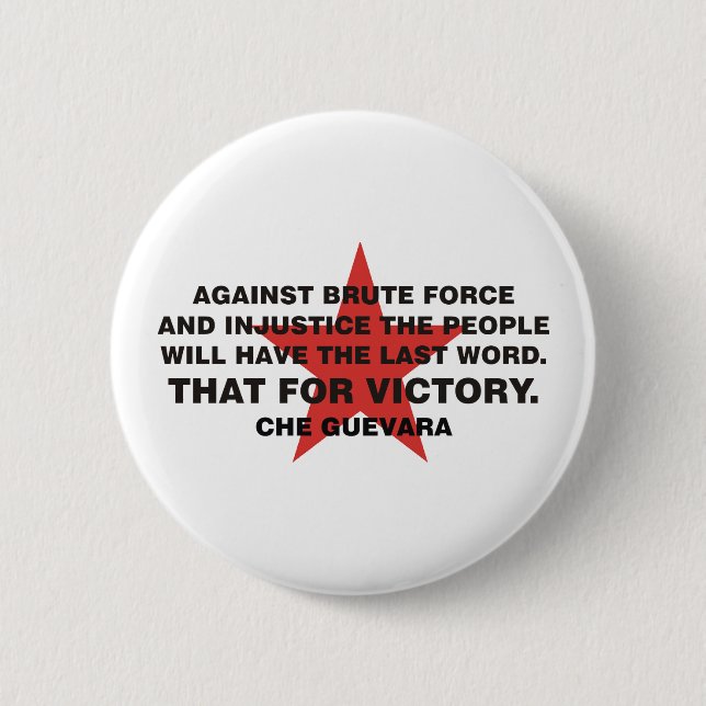 Che Guevara Products! Pinback Button (Front)