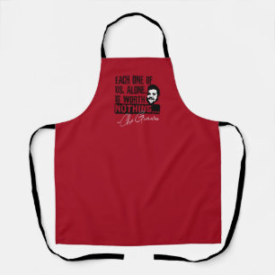 Che Guevara Quote - Each Alone Worth Nothing Apron