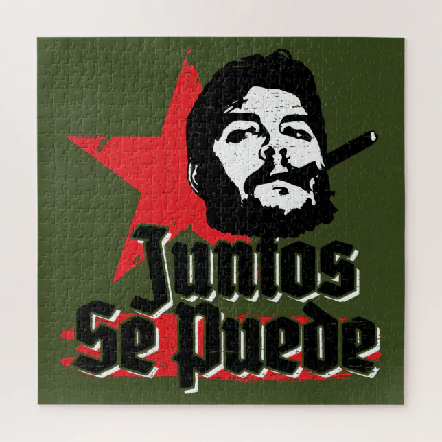 Che Guevara Revolutionary Quote Juntos Se Puede Jigsaw Puzzle (Vertical)