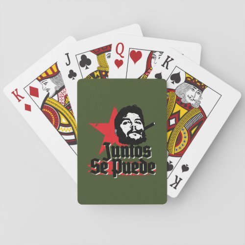 Che Guevara Revolutionary Quote Juntos Se Puede Playing Cards