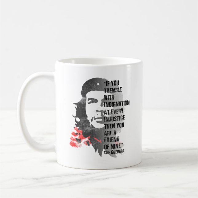 Che Guevara Revolutionary Vintage Political Quote Coffee Mug (Left)