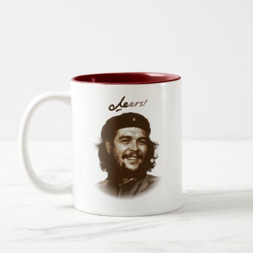 Che Guevara Smile Cheers Two_Tone Coffee Mug