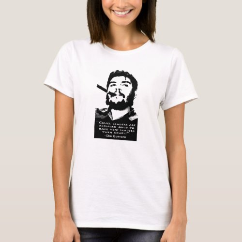 Che Guevara Smoking a Cuban cigar no doubt T_Shirt