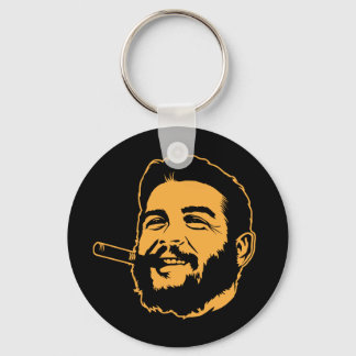 Che Guevara with Cigar Portrait Keychain