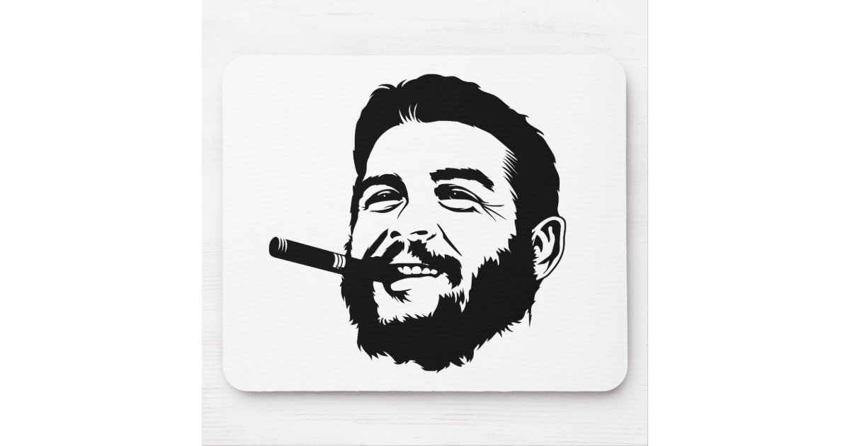 Che Guevara Smoking Cigar Black and White Home Decor Fashion Wall