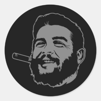 Che Guevara with Cigar Portrait Sticker