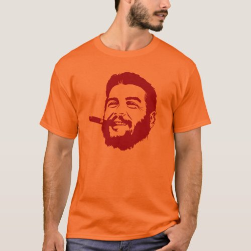 Che Guevara with Cigar Portrait T_Shirt