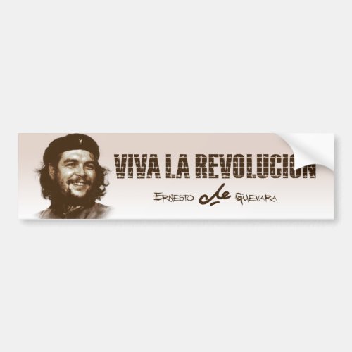 Che Guevarra Smile Bumper Sticker