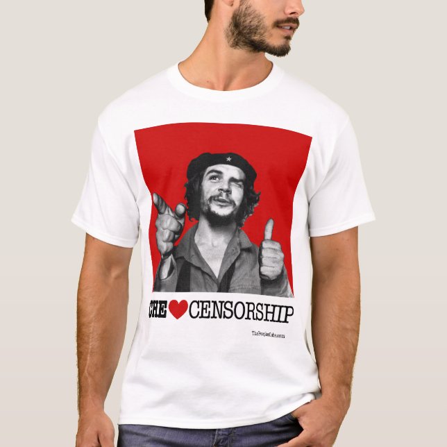 Che Heart Censorship T-Shirt (Front)