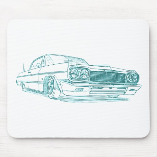 Che Impala 1964 lowrider Mouse Pad